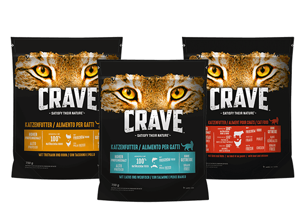 Hunde- und Katzenfutter mit hohem Proteingehalt | CRAVE