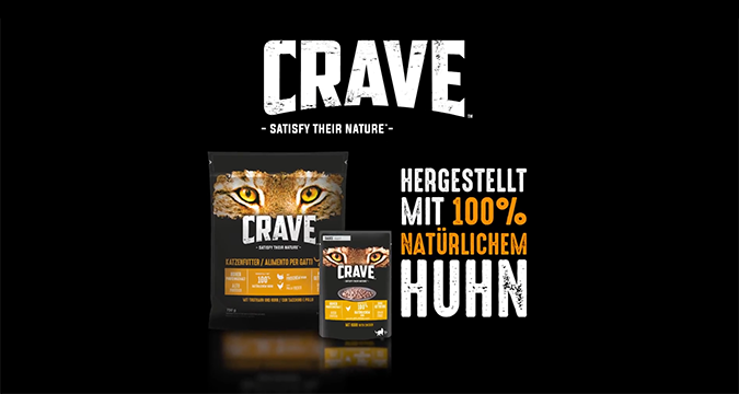 Hunde- und Katzenfutter mit hohem Proteingehalt | CRAVE