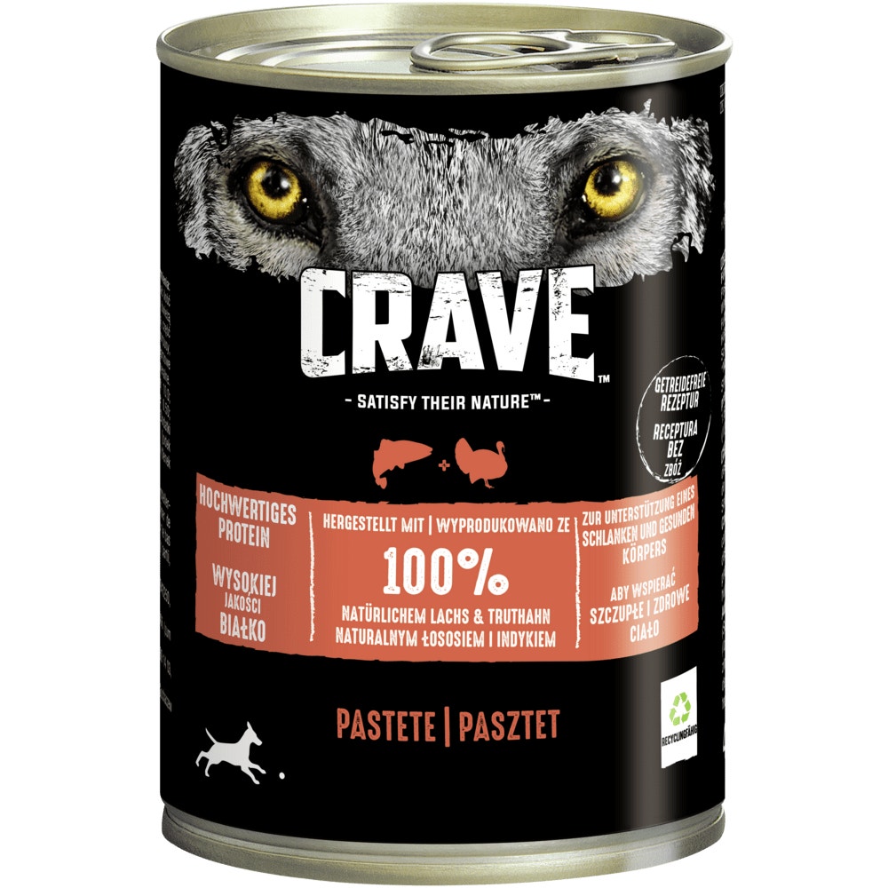 CRAVE™ Lachs & Truthahn in Pastete, 400g - 1
